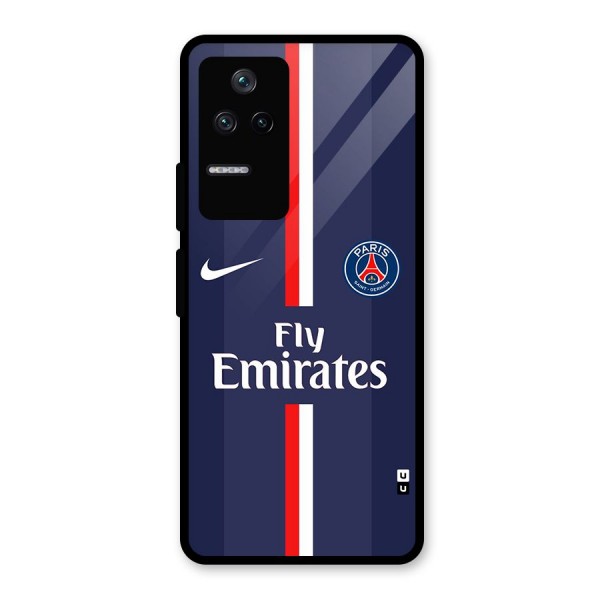 Saint Paris Jersey Glass Back Case for Poco F4 5G