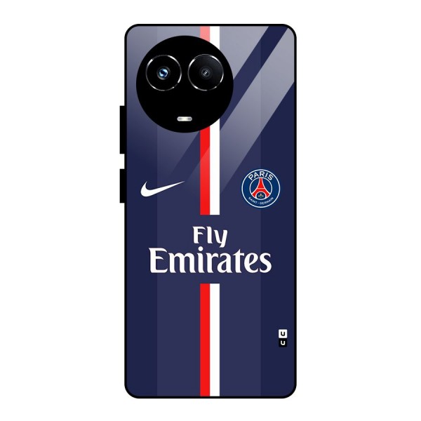 Saint Paris Jersey Glass Back Case for Realme 11X