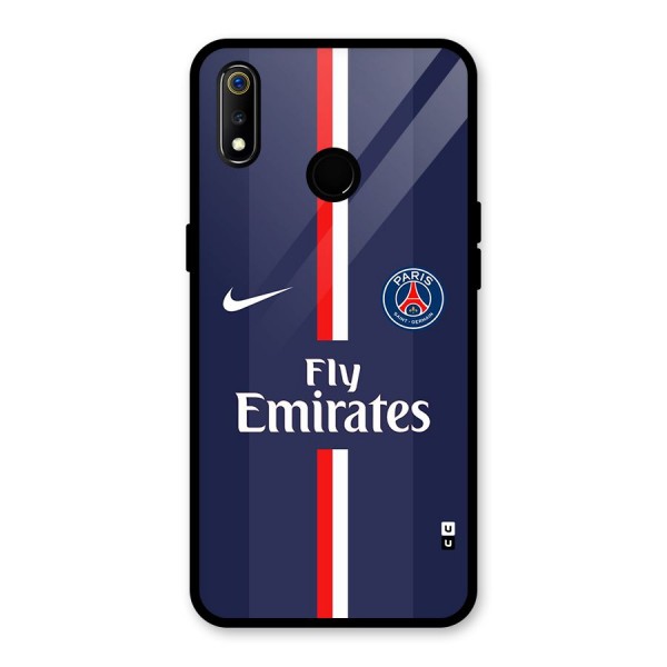 Saint Paris Jersey Glass Back Case for Realme 3