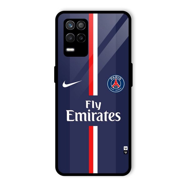 Saint Paris Jersey Glass Back Case for Realme 8 5G