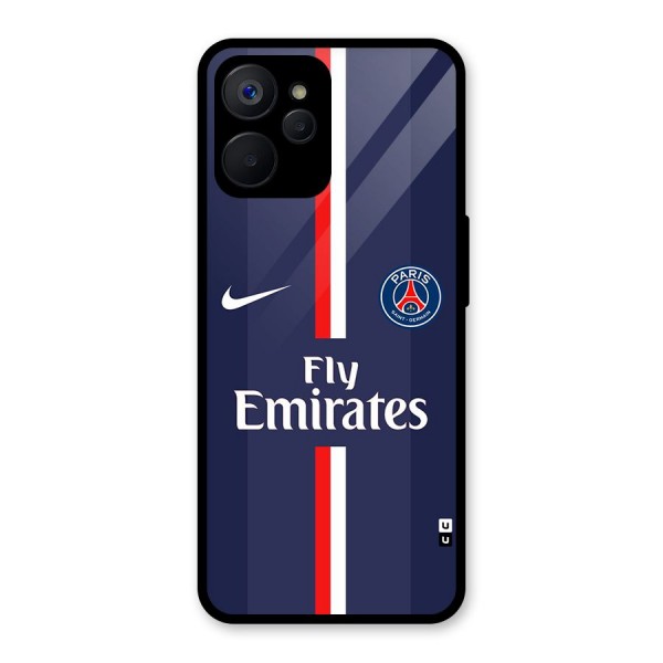 Saint Paris Jersey Glass Back Case for Realme 9i 5G