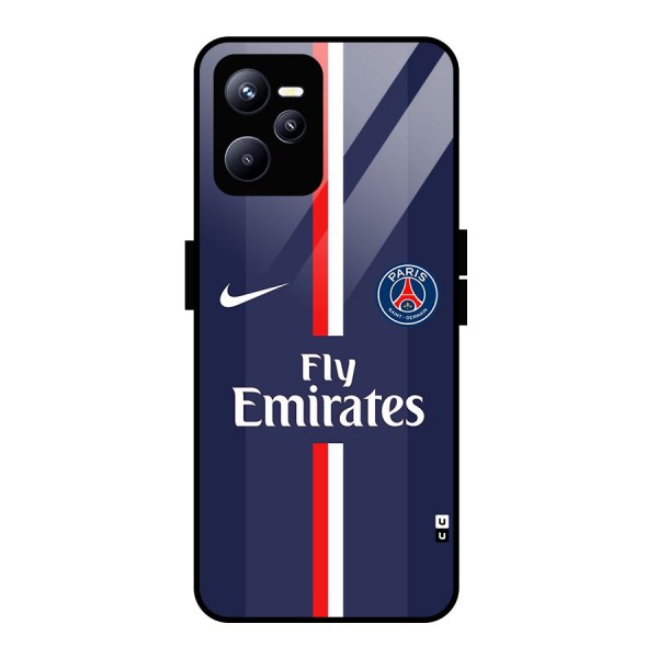 Saint Paris Jersey Glass Back Case for Realme C35