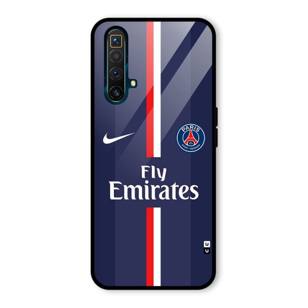 Saint Paris Jersey Glass Back Case for Realme X3 SuperZoom