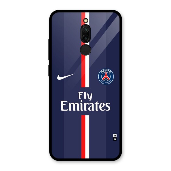 Saint Paris Jersey Glass Back Case for Redmi 8