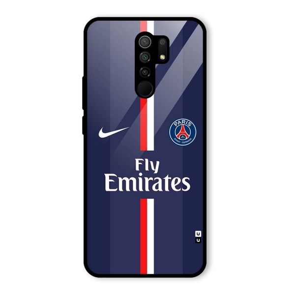 Saint Paris Jersey Glass Back Case for Redmi 9 Prime