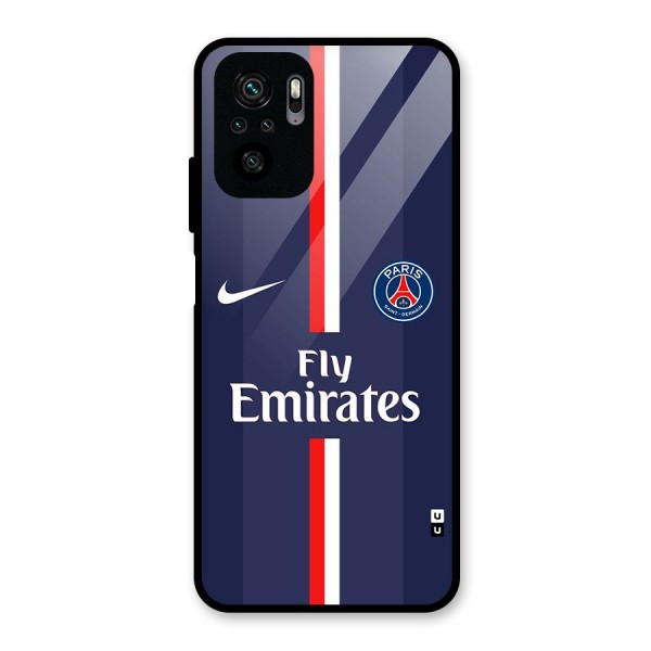 Saint Paris Jersey Glass Back Case for Redmi Note 10S