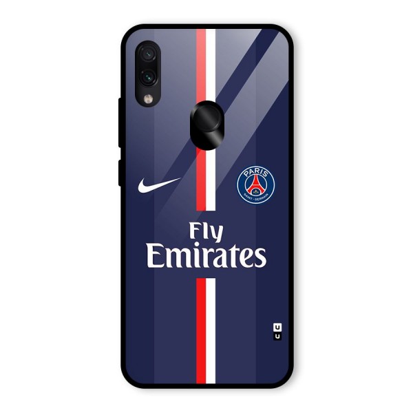 Saint Paris Jersey Glass Back Case for Redmi Note 7