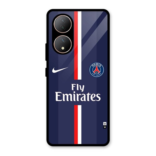 Saint Paris Jersey Glass Back Case for Vivo T2