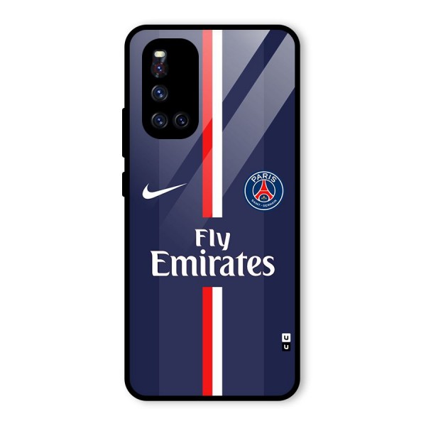 Saint Paris Jersey Glass Back Case for Vivo V19