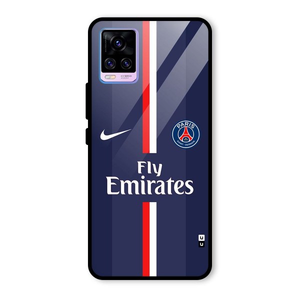 Saint Paris Jersey Glass Back Case for Vivo V20 Pro