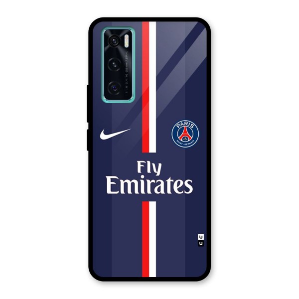 Saint Paris Jersey Glass Back Case for Vivo V20 SE