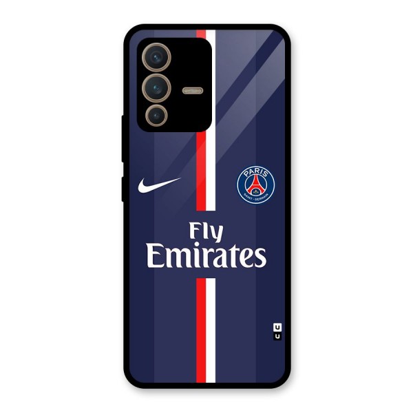 Saint Paris Jersey Glass Back Case for Vivo V23 5G