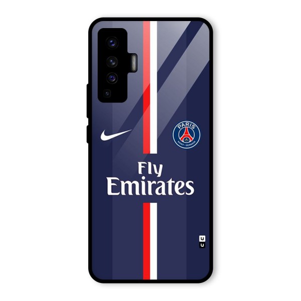 Saint Paris Jersey Glass Back Case for Vivo X50