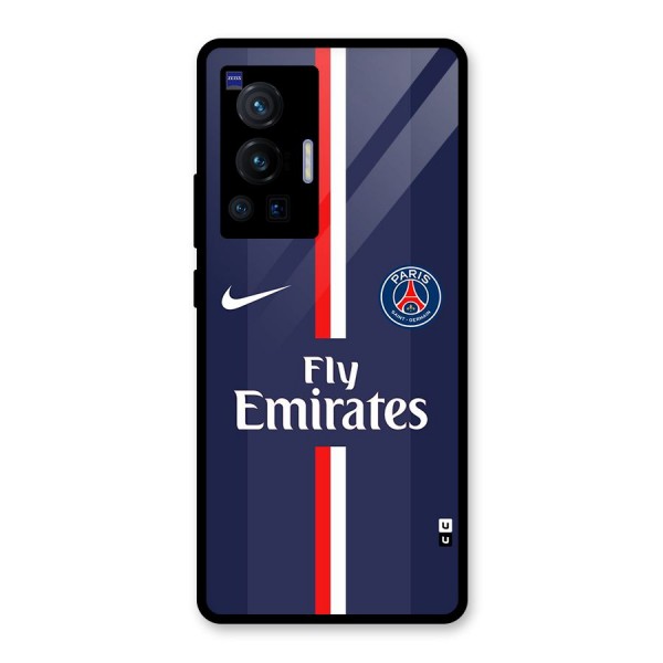 Saint Paris Jersey Glass Back Case for Vivo X70 Pro