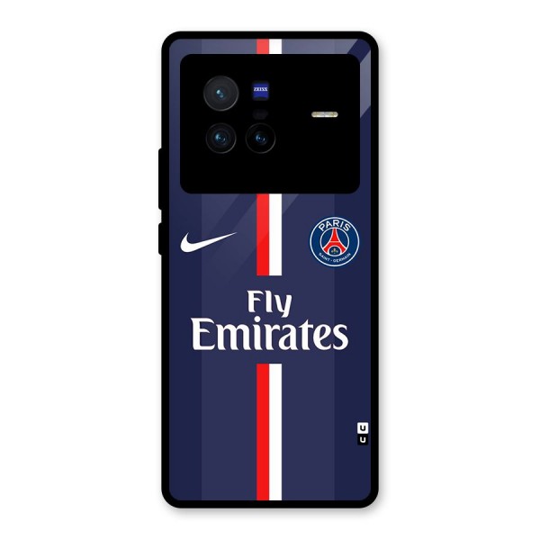 Saint Paris Jersey Glass Back Case for Vivo X80