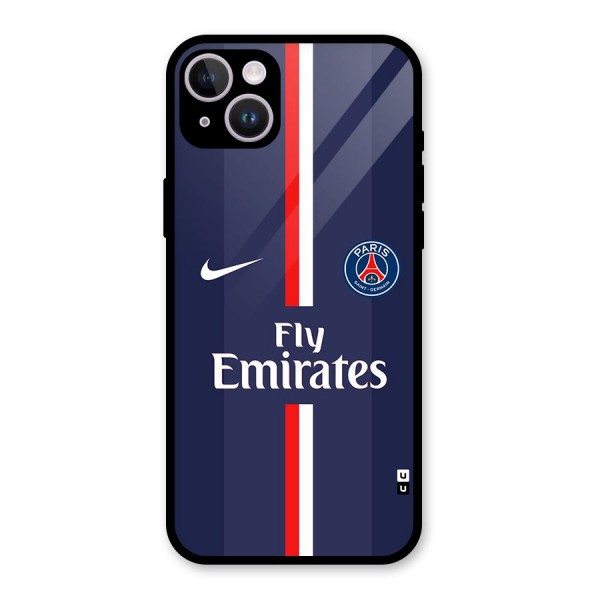 Saint Paris Jersey Glass Back Case for iPhone 14 Plus