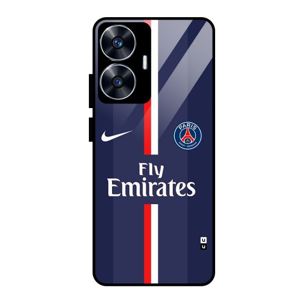 Saint Paris Jersey Glass Back Case for realme C55