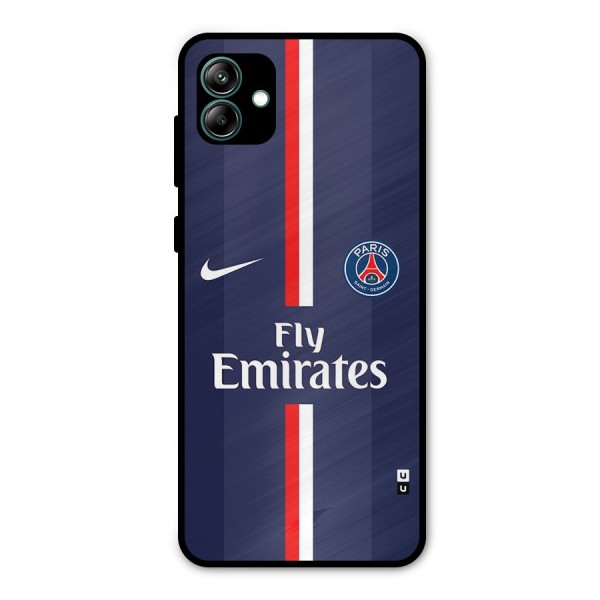 Saint Paris Jersey Metal Back Case for Galaxy A04