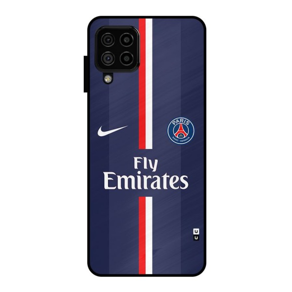 Saint Paris Jersey Metal Back Case for Galaxy A22 4G