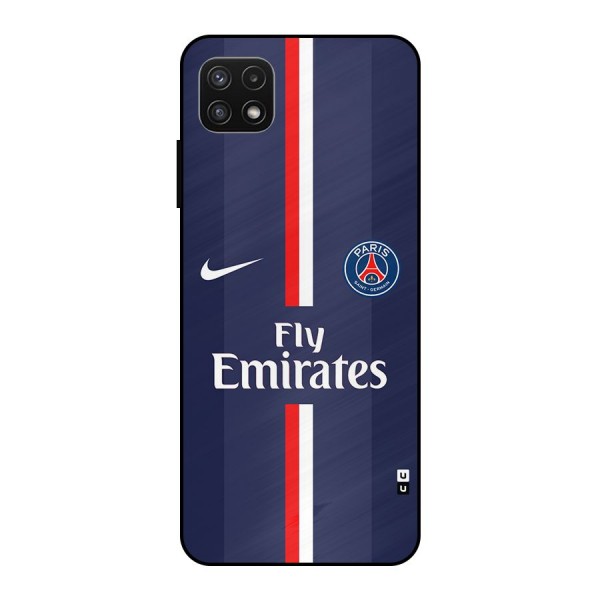 Saint Paris Jersey Metal Back Case for Galaxy A22 5G