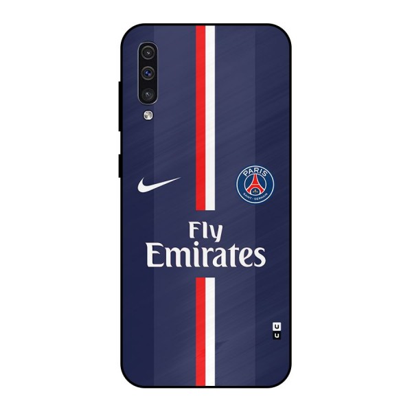 Saint Paris Jersey Metal Back Case for Galaxy A30s