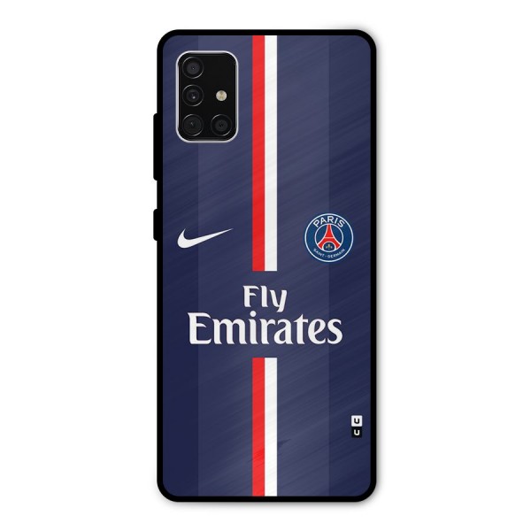 Saint Paris Jersey Metal Back Case for Galaxy A51