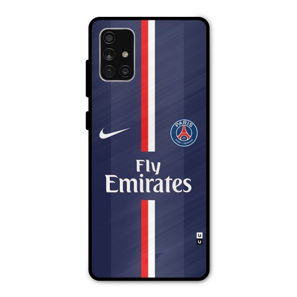 Saint Paris Jersey Metal Back Case for Galaxy A71