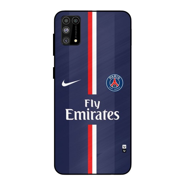 Saint Paris Jersey Metal Back Case for Galaxy M31