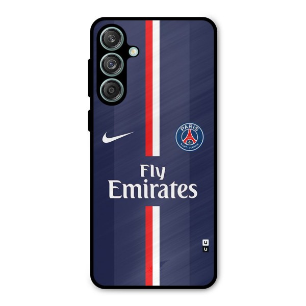 Saint Paris Jersey Metal Back Case for Galaxy M55 5G