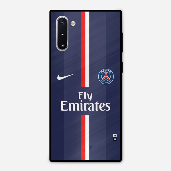 Saint Paris Jersey Metal Back Case for Galaxy Note 10