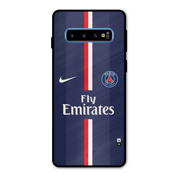 Saint Paris Jersey Metal Back Case for Galaxy S10