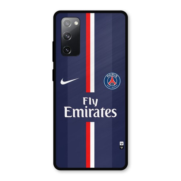 Saint Paris Jersey Metal Back Case for Galaxy S20 FE