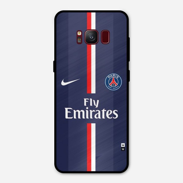 Saint Paris Jersey Metal Back Case for Galaxy S8