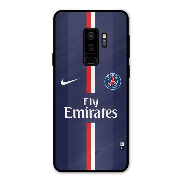 Saint Paris Jersey Metal Back Case for Galaxy S9 Plus