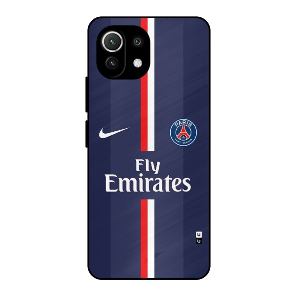 Saint Paris Jersey Metal Back Case for Mi 11 Lite