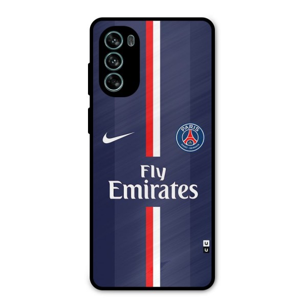 Saint Paris Jersey Metal Back Case for Moto G62