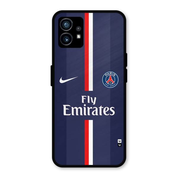 Saint Paris Jersey Metal Back Case for Nothing Phone 1