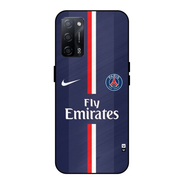 Saint Paris Jersey Metal Back Case for Oppo A53s 5G