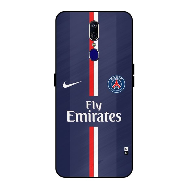 Saint Paris Jersey Metal Back Case for Oppo F11