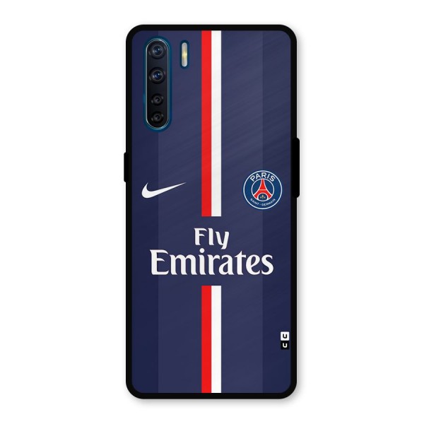 Saint Paris Jersey Metal Back Case for Oppo F15