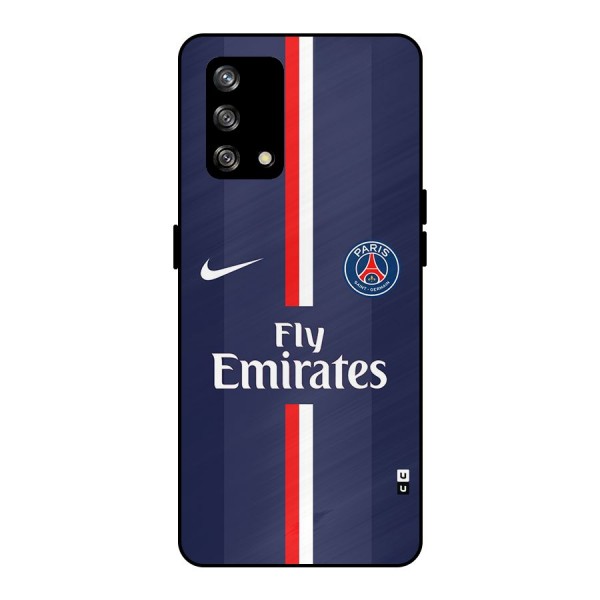 Saint Paris Jersey Metal Back Case for Oppo F19