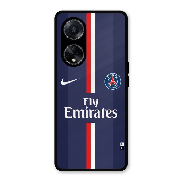 Saint Paris Jersey Metal Back Case for Oppo F23