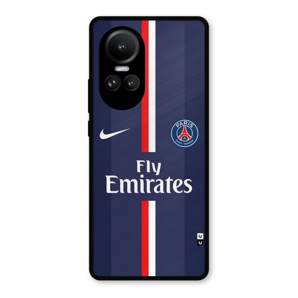 Saint Paris Jersey Metal Back Case for Oppo Reno10 Pro