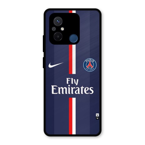 Saint Paris Jersey Metal Back Case for Poco C55