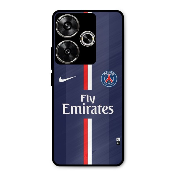 Saint Paris Jersey Metal Back Case for Poco F6