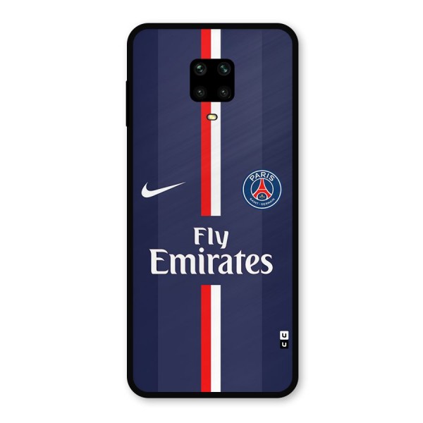 Saint Paris Jersey Metal Back Case for Poco M2