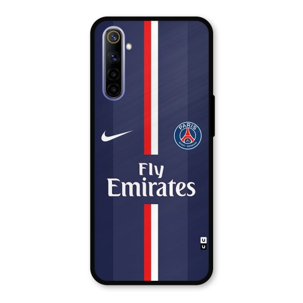 Saint Paris Jersey Metal Back Case for Realme 6