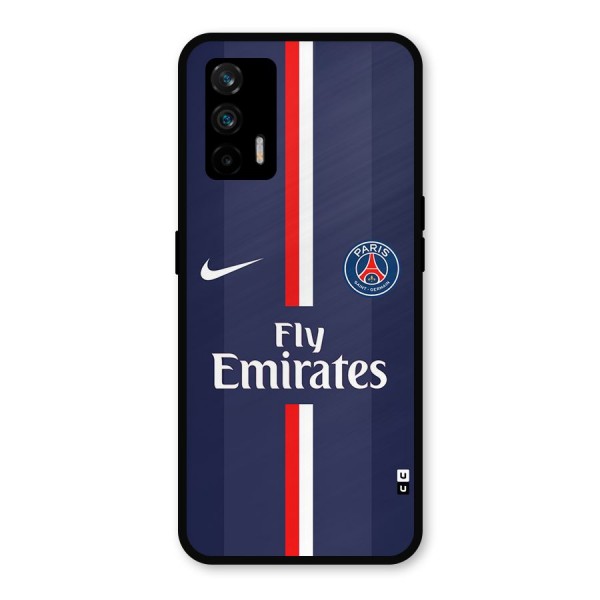 Saint Paris Jersey Metal Back Case for Realme X7 Max