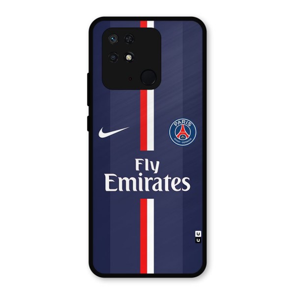 Saint Paris Jersey Metal Back Case for Redmi 10