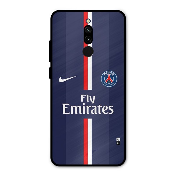 Saint Paris Jersey Metal Back Case for Redmi 8